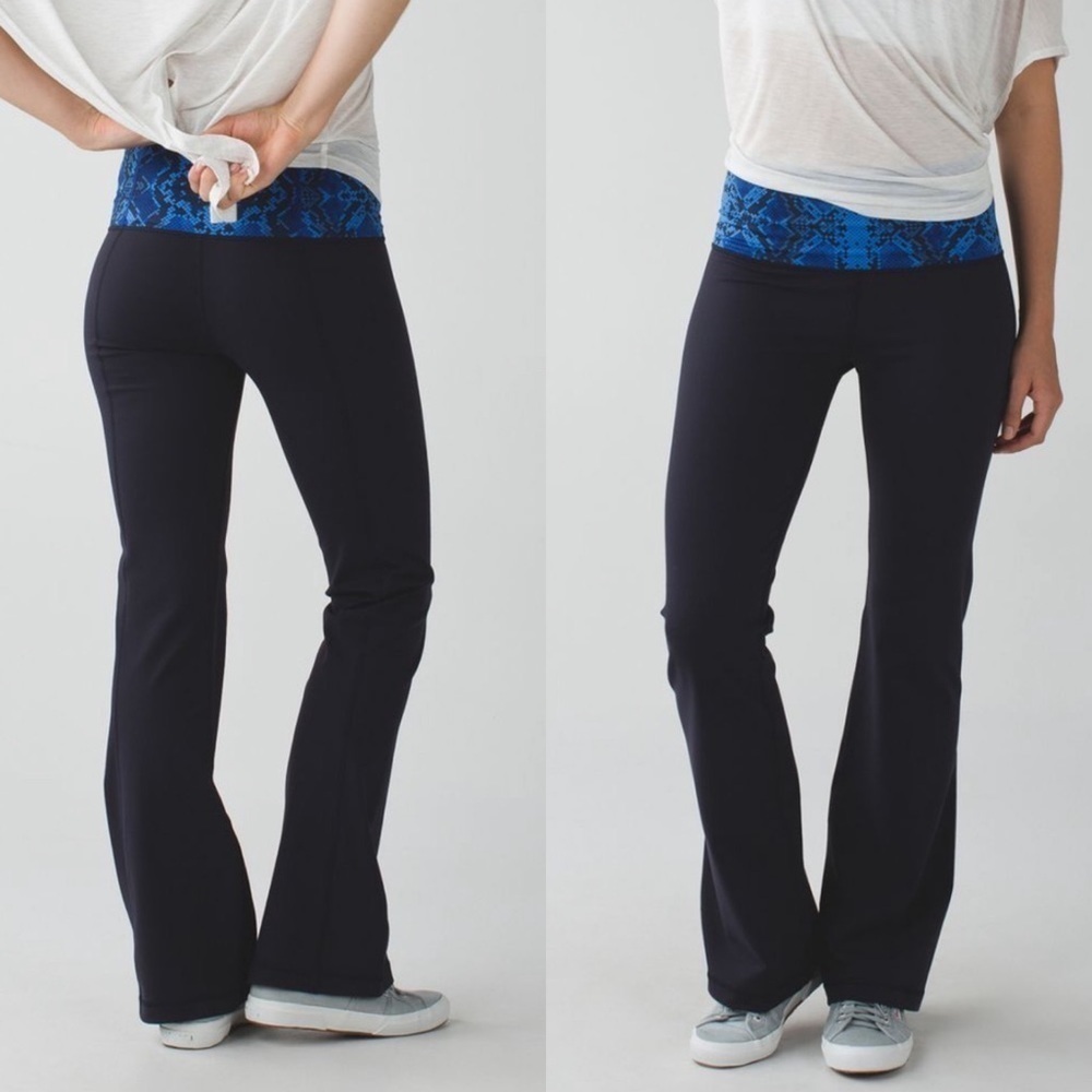 Lululemon Snake Pipe Dream Luon Groove Yoga Pants